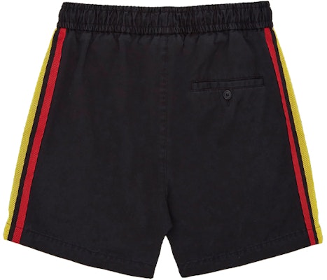 PALM ANGELS SS21 黑色侧条纹抽绳短裤 PMCB034S21FAB0031084 Lookbook PALM ANGELS SS21 黑色侧条纹抽绳短裤 PMCB034S21FAB0031084