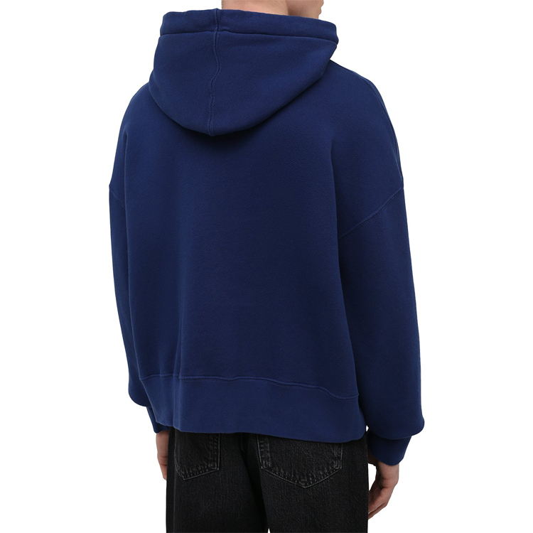 Purchase Palm Angels SS21 男款蓝色鳄鱼印花棉质连帽衫 PMBB058R21FLE0024655