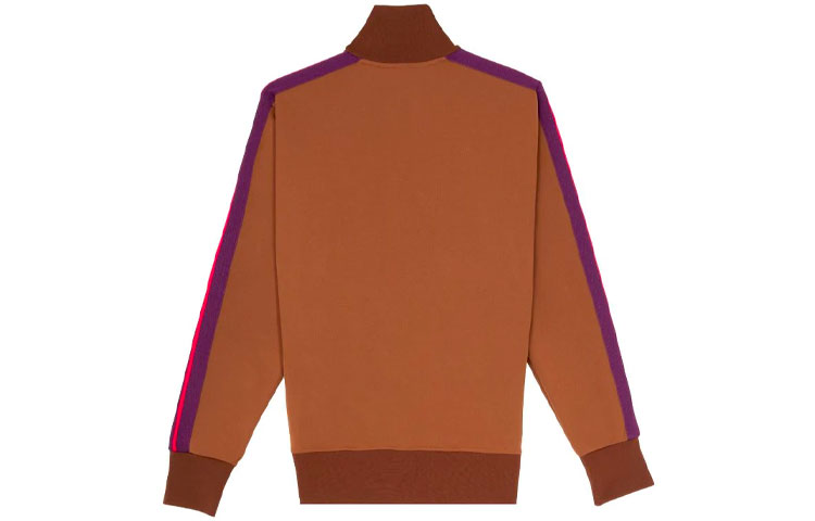 Lookbook PALM ANGELS SS21 Brown College Striped Sleeve Track Jacket PMBD001R21FAB0036034