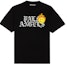 Buy Camiseta Negra PALM ANGELS SS21 Burning Smiley con Logo Gótico. PMAA001R21JER0031018