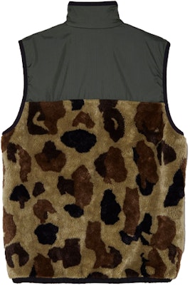 PALM ANGELS SS21迷彩无袖羊羔绒马甲军绿色。 PMEA160S21FAB0015610 Lookbook PALM ANGELS SS21迷彩无袖羊羔绒马甲军绿色。 PMEA160S21FAB0015610