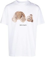 PALM ANGELS SS21 Decapitated Bear Print T-Shirt White PMAA001S21JER0180160 PALM ANGELS SS21 Decapitated Bear Print T-Shirt White PMAA001S21JER0180160