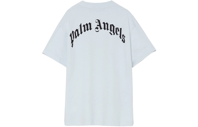 Lookbook パームエンジェルス SS21 デカピテッドベアプリントTシャツ ブルー PMAA001S21JER0184460