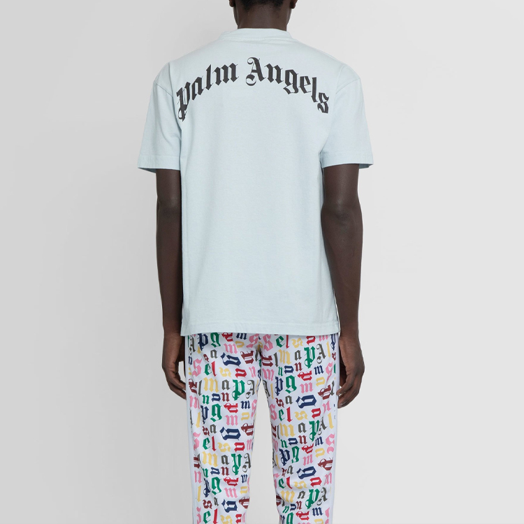 Purchase パームエンジェルス SS21 デカピテッドベアプリントTシャツ ブルー PMAA001S21JER0184460