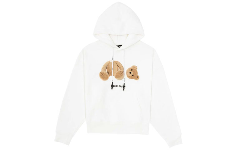 Palm Angels SS21 Decapitated Bear White Hoodie PMBB058R21FLE0010160 圖 2