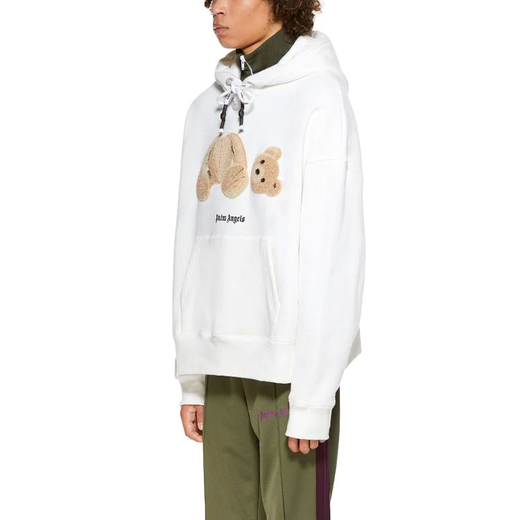 Palm Angels SS21 Decapitated Bear White Hoodie PMBB058R21FLE0010160 圖 6