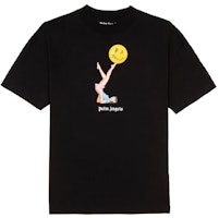 Palm Angels SS21 Graphic Print Crew Neck T-Shirt Black PMAA001R21JER0101030 Palm Angels SS21 Graphic Print Crew Neck T-Shirt Black PMAA001R21JER0101030