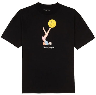 パームエンジェルス SS21 グラフィックプリント クルーネック Tシャツ ブラック PMAA001R21JER0101030 Order パームエンジェルス SS21 グラフィックプリント クルーネック Tシャツ ブラック PMAA001R21JER0101030