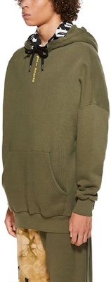 棕榈天使 SS21 绿色军旅风格Logo印花连帽卫衣 男款 PMBB036R21FLE0035618 Cheap 棕榈天使 SS21 绿色军旅风格Logo印花连帽卫衣 男款 PMBB036R21FLE0035618