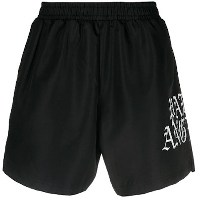 PALM ANGELS SS21 标志松紧印花短裤 黑色 PMCB005R21FAB0021001 Order PALM ANGELS SS21 标志松紧印花短裤 黑色 PMCB005R21FAB0021001