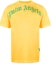 Buy PALM ANGELS SS21 ロゴプリント ヴィンテージ風 イエロー 半袖Tシャツ メンズ PMAA001R21JER0081855