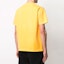 Shop PALM ANGELS SS21 ロゴプリント ヴィンテージ風 イエロー 半袖Tシャツ メンズ PMAA001R21JER0081855