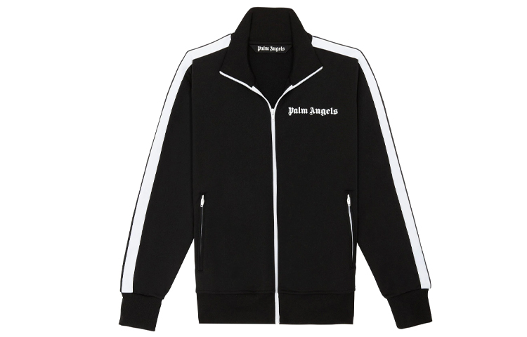 Palm Angels SS21 Logo Track Jacket Black PMBD001R21FAB0011001