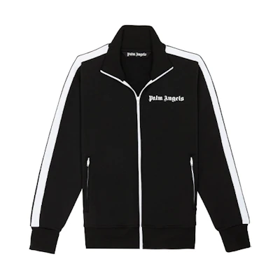 Palm Angels SS21 Logo Track Jacket Black PMBD001R21FAB0011001