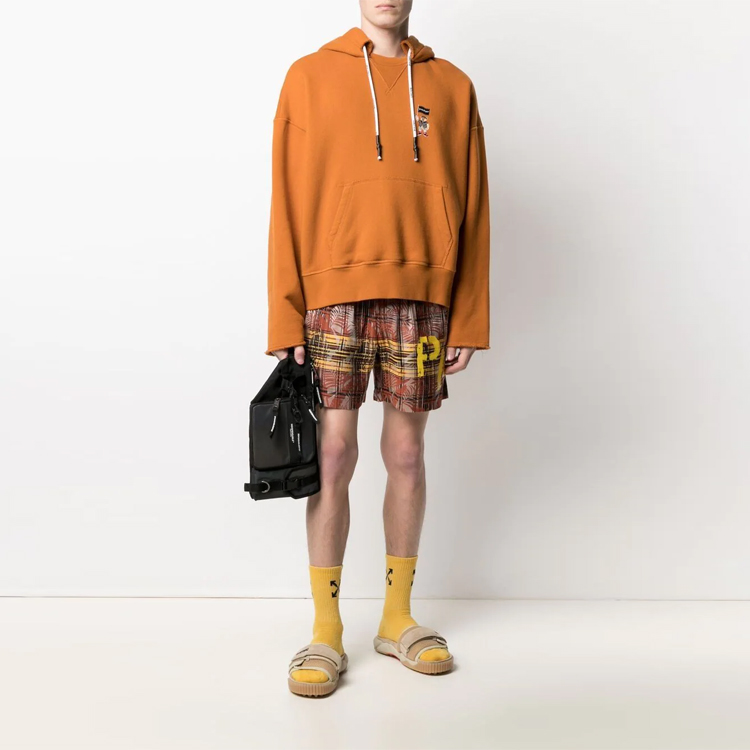 Lookbook Sudadera Bordada Logo Oso Naranja PALM ANGELS SS21. PMBB104S21FLE0042201