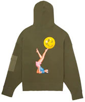 Palm Angels SS21 Pin Up Graphic Hoodie Military Green Men PMBB096R21FLE0015630 Palm Angels SS21 Pin Up Graphic Hoodie Military Green Men PMBB096R21FLE0015630