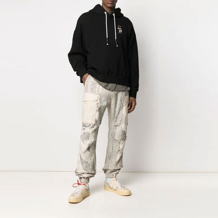 Palm Angels SS21 Pirate Bear Logo Hoodie Unisex Black. PMBB058S21FLE0081001 圖 3