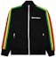 Buy Palm Angels SS21 Rainbow Striped Logo Track Jacket Black Classic Style PMBD001S21FAB0061001