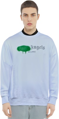 パームエンジェルス SS21 スプレーエフェクトロゴ クルーネックスウェット 白 メンズ PMBA001F20FLE0020155 Sizing パームエンジェルス SS21 スプレーエフェクトロゴ クルーネックスウェット 白 メンズ PMBA001F20FLE0020155