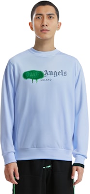 パームエンジェルス SS21 スプレーエフェクトロゴ クルーネックスウェット 白 メンズ PMBA001F20FLE0020155 Cheap パームエンジェルス SS21 スプレーエフェクトロゴ クルーネックスウェット 白 メンズ PMBA001F20FLE0020155