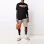 Purchase PALM ANGELS SS21 Spray Logo T-Shirt Black Short Sleeve Tee PMAA001S21JER0411020