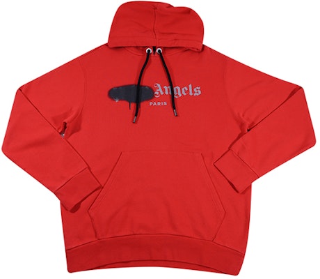 棕榈天使 SS21 喷漆标志连帽衫 红色. PMBB003F20FLE0012510 Lookbook 棕榈天使 SS21 喷漆标志连帽衫 红色. PMBB003F20FLE0012510