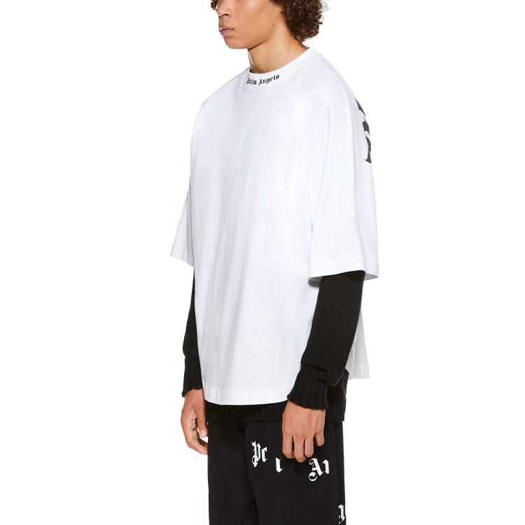 Details for PALM ANGELS SS21 ホワイト バックロゴプリントTシャツ PMAA002R21JER0010110