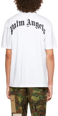 PALM ANGELS SS21 Kaos Crewneck Putih Logo Grafik. PMAA001R21JER0020155 Details for PALM ANGELS SS21 Kaos Crewneck Putih Logo Grafik. PMAA001R21JER0020155