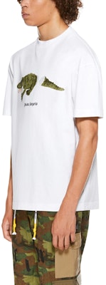 PALM ANGELS SS21 Kaos Crewneck Putih Logo Grafik. PMAA001R21JER0020155 Sizing PALM ANGELS SS21 Kaos Crewneck Putih Logo Grafik. PMAA001R21JER0020155