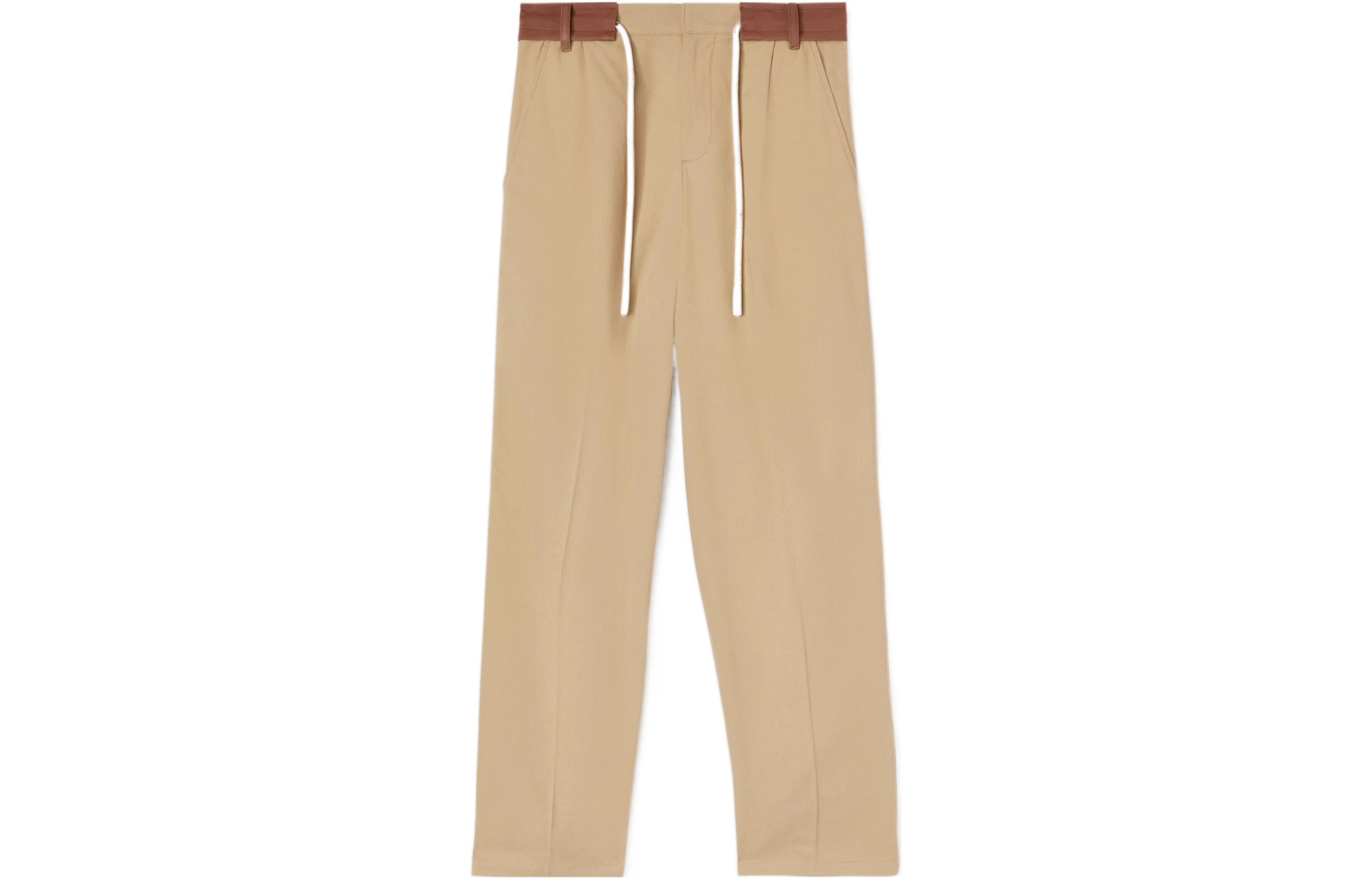 Palm Angels SS22  Beige Belted Track Pants PMCA112S22FAB0016164