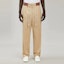 Shop Palm Angels SS22 Beige Belted Track Pants PMCA112S22FAB0016164