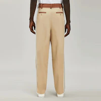 Purchase Palm Angels SS22 米色腰帶運動長褲 PMCA112S22FAB0016164