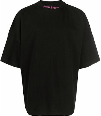 PALM ANGELS SS22 黑色寬鬆版字母印花T恤 PMAA002C99JER0031032 Lookbook PALM ANGELS SS22 黑色寬鬆版字母印花T恤 PMAA002C99JER0031032