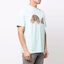 Purchase Palm Angels SS22 Kaos Biru dengan Desain Beruang Macan Tutul. PMAA001S22JER0185260