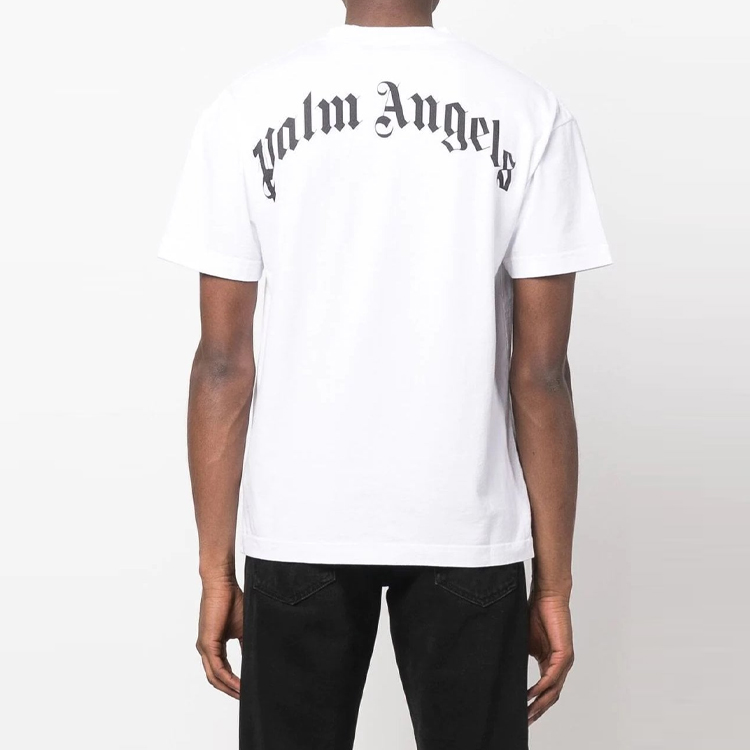 Details for パームエンジェルス SS22 ルーズフィット グラフィックプリント 白Tシャツ 半袖 PMAA001C99JER0020155