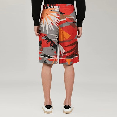 PALM ANGELS SS22 多色植物印花休闲短裤 PMCB038S22FAB0028403 Purchase PALM ANGELS SS22 多色植物印花休闲短裤 PMCB038S22FAB0028403