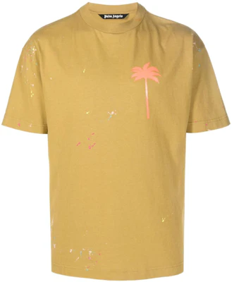 Palm Angels SS22 Kaos Pendek Copper Orange dengan Desain Print Palm. PMAA001S22JER0036020 Order Palm Angels SS22 Kaos Pendek Copper Orange dengan Desain Print Palm. PMAA001S22JER0036020