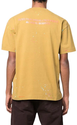 Palm Angels SS22 Kaos Pendek Copper Orange dengan Desain Print Palm. PMAA001S22JER0036020 Shop Palm Angels SS22 Kaos Pendek Copper Orange dengan Desain Print Palm. PMAA001S22JER0036020