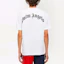 Purchase Camiseta Blanca Palm Angels SS22 Cuello Redondo con Estampado de Palmeras. PMAA001S22JER0220155