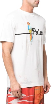 Palm Angels SS22 Kaos Crewneck Motif Animal Putih Tee PMAA001S22JER0280110 Purchase Palm Angels SS22 Kaos Crewneck Motif Animal Putih Tee PMAA001S22JER0280110