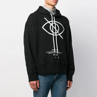Palm Angels SS22 黑眼字母印花套頭連帽衫 PMBB058F196310061001 Purchase Palm Angels SS22 黑眼字母印花套頭連帽衫 PMBB058F196310061001