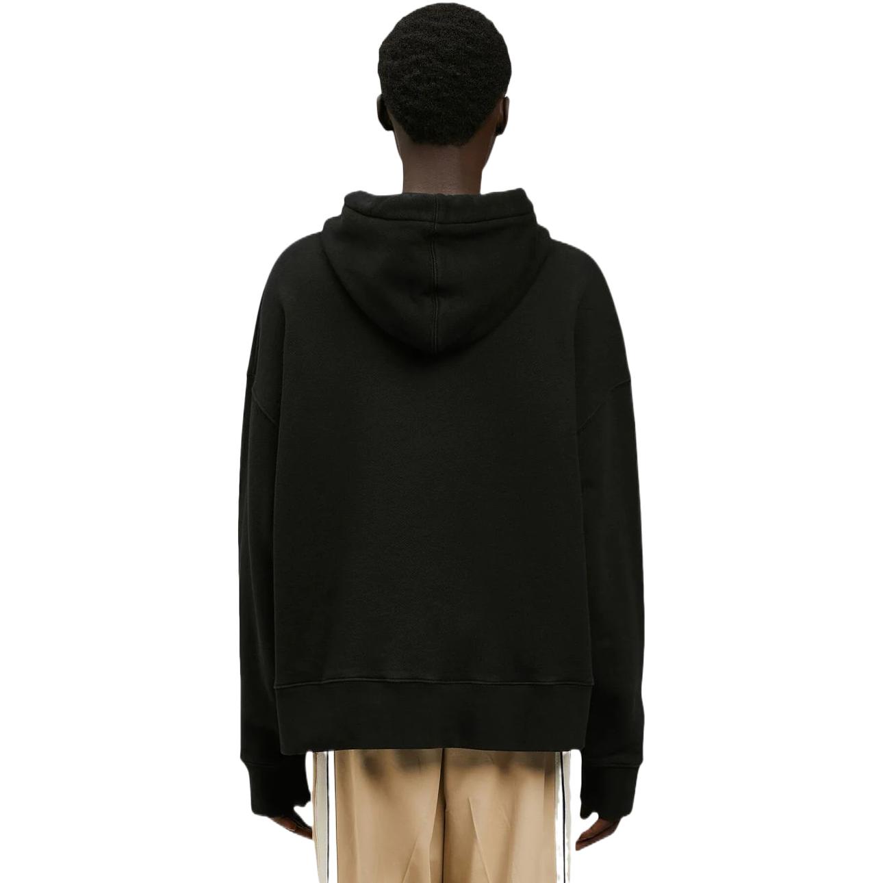 PALM ANGELS SS22 Black Hoodie with Palm Tree Logo Print for Men. PMBB058S22FLE0171055 圖 4