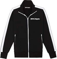 PALM ANGELS SS22 Logo Print Track Jacket Black Fashion Top PMBD001C99FAB0011001 PALM ANGELS SS22 Logo Print Track Jacket Black Fashion Top PMBD001C99FAB0011001