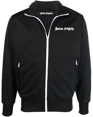 PALM ANGELS SS22 Jaket Track Logo Hitam Fashion Top PMBD001C99FAB0011001 Order PALM ANGELS SS22 Jaket Track Logo Hitam Fashion Top PMBD001C99FAB0011001