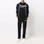 Lookbook PALM ANGELS SS22 Jaket Track Logo Hitam Fashion Top PMBD001C99FAB0011001