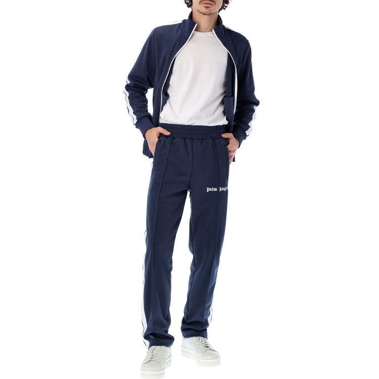 Purchase PALM ANGELS 2022春夏標誌休閒長褲 男款 海軍藍 PMCJ001C99FAB0014601