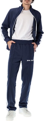 PALM ANGELS 2022春夏標誌休閒長褲 男款 海軍藍 PMCJ001C99FAB0014601 Purchase PALM ANGELS 2022春夏標誌休閒長褲 男款 海軍藍 PMCJ001C99FAB0014601