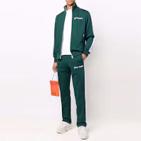 Lookbook PALM ANGELS SS22 綠色標誌運動褲 PMCJ001C99FAB0015501
