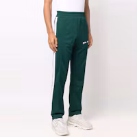 Purchase PALM ANGELS SS22 綠色標誌運動褲 PMCJ001C99FAB0015501