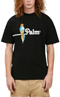 Cheap Palm Angels SS22 鸚鵡標誌黑色短袖圖案T恤。 PMAA001S22JER0041001